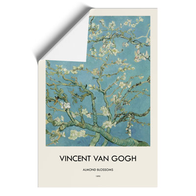 Almond Blossom Brancehs Print by Vincent van Gogh - Frameless Print