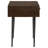 Gibson Coffee Brown 1-Drawer Rectangular Side Table
