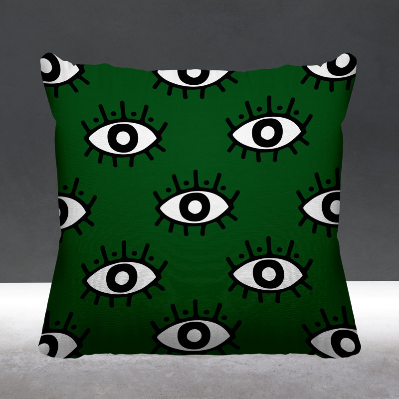 Coussin Ankara, L 19 po x H 19 po, Jaune