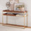 48 " W Solid Wood Top Console Table