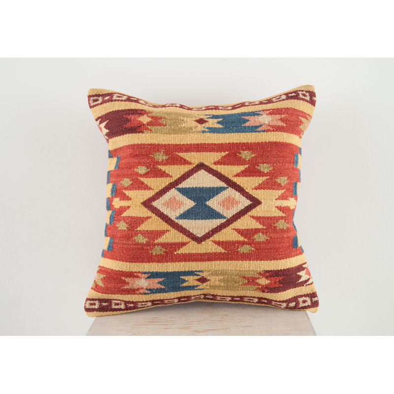 Housse de coussin en laine Lodge, Petit