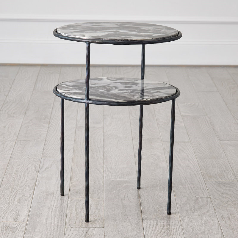 Registrar Marble End Table