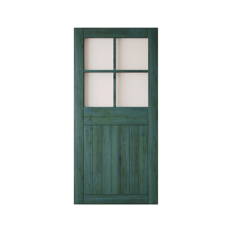 Porte de grange coulissante en bois massif non assemblé 26 po x 84 po Royal Pine, 26 po x 84 po