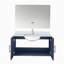 Lavabo de baignoire avec robinet et miroir à DEL-768594376