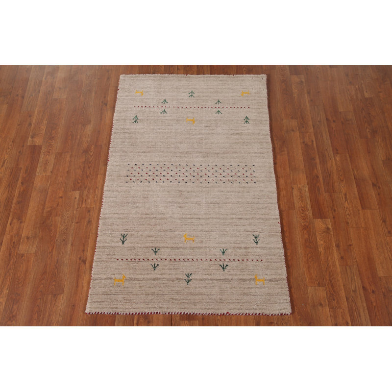 Tapis oriental fait à la main Gabbeh 3 x 5