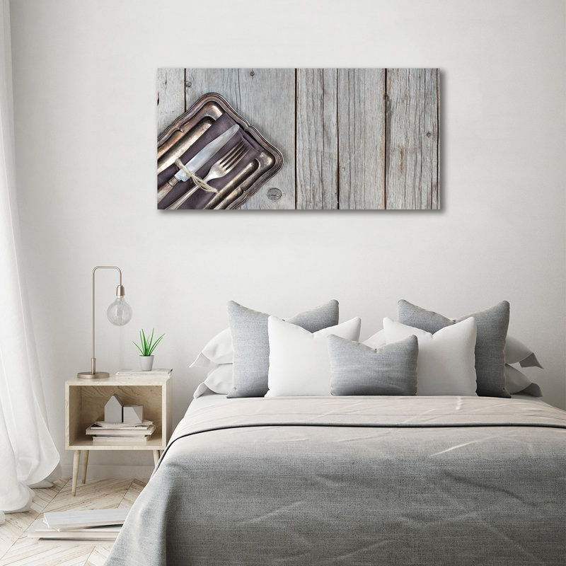 Cutlery On Canvas Boards - No Frame Print on Canvas