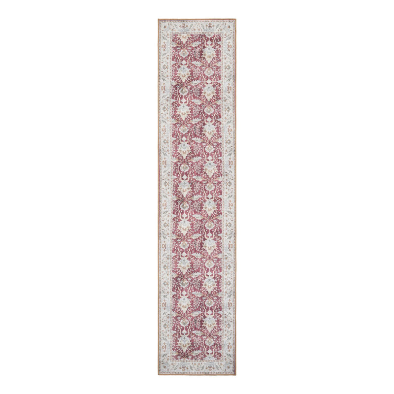 Masina Performance Chenille Floral Indoor Rug, Runner 2'7" x 12'