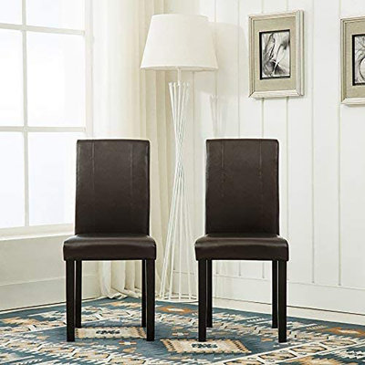 45.5cm H Tufted Upholstered Full Back Parsons Chair