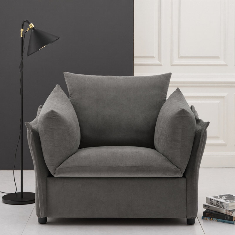 Fauteuil surdimensionné Modern Chenille