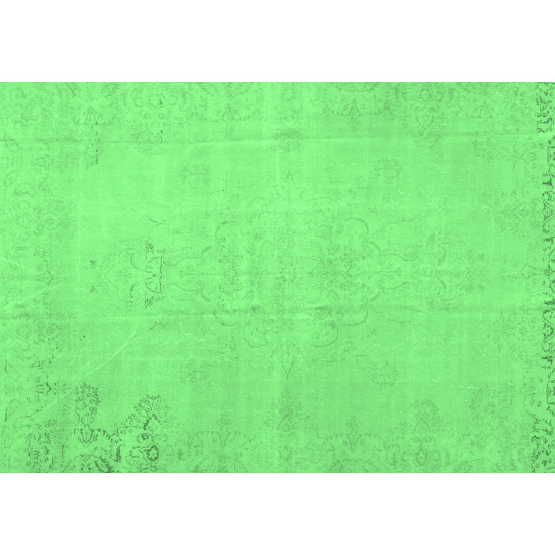 Tapis oriental en laine / polyester tissé à la machine Broadalbin, Rectangle 2 pi x 3 pi