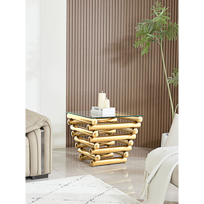 Table basse, Doré