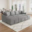 Canapé-lit modulaire convertible avec rangement et repose-pieds-213453653