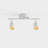Shura 2-Light Integrated LED Track Light with Rotatable Heads, 1 ft. Fixed Track Lighting Kit, 3000k-62495451