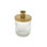 12 cm H Glass Tabletop Candlestick