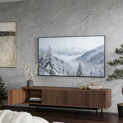 Rectangular TV Stand, Suitable For Homes, Living Rooms, Bedrooms, Entertainment Rooms, And Offices