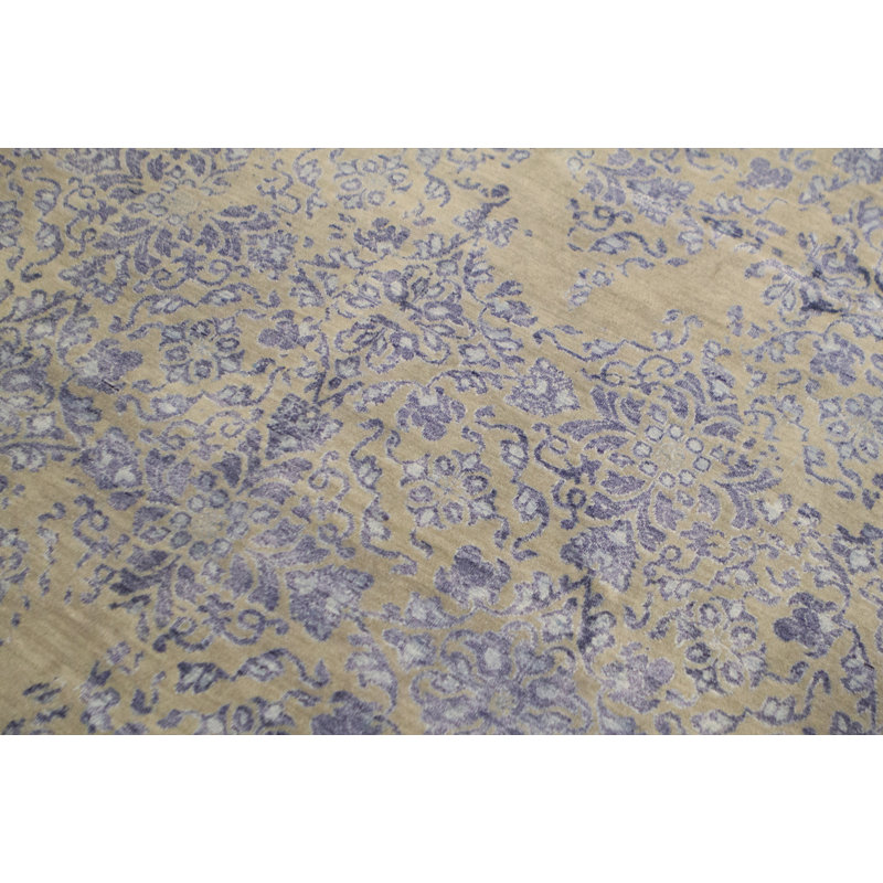 Brookhaven Floral Area Rug in Blue