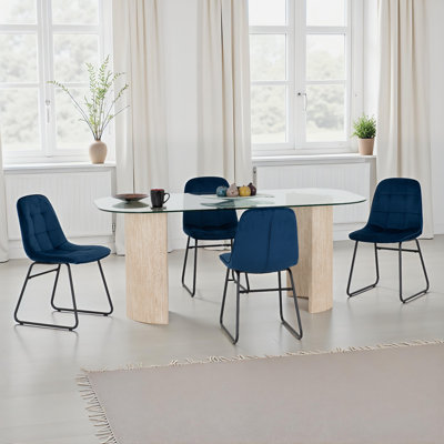 Modena & Lukas 4 - Person Dining Set