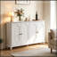 Buffet avec 4 portes courbées décoratives-132944568