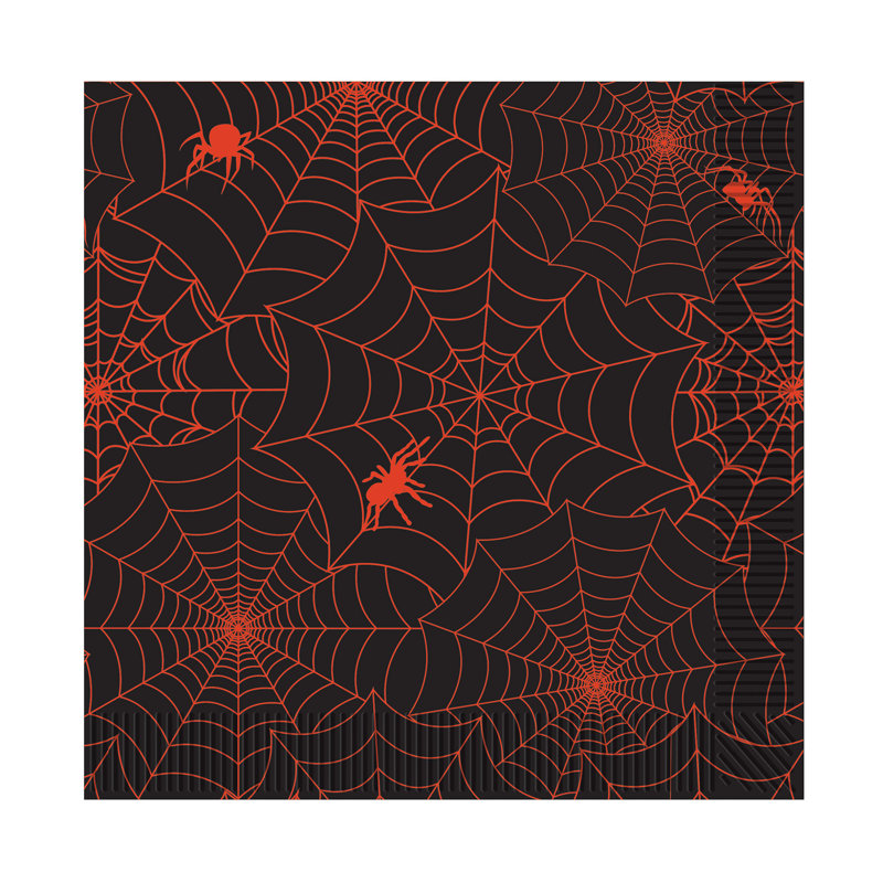 Halloween Spider Web Luncheon Napkins