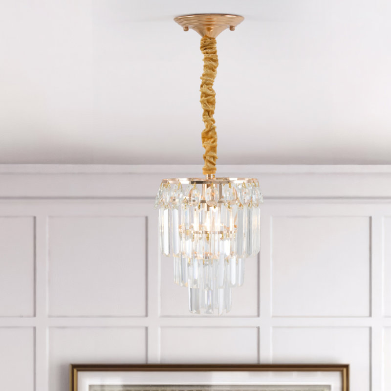 1 - Light Gold Chandelier Pendant