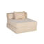 Canapé-lit convertible à plancher à compression avec structure de forme fixe, canapé modulaire monoplace désossé, sans assemblage, idéal pour plusieurs espaces-2044203256