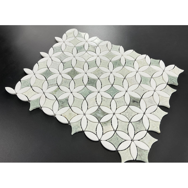 Carreau de mosaïque en marbre Waterjet