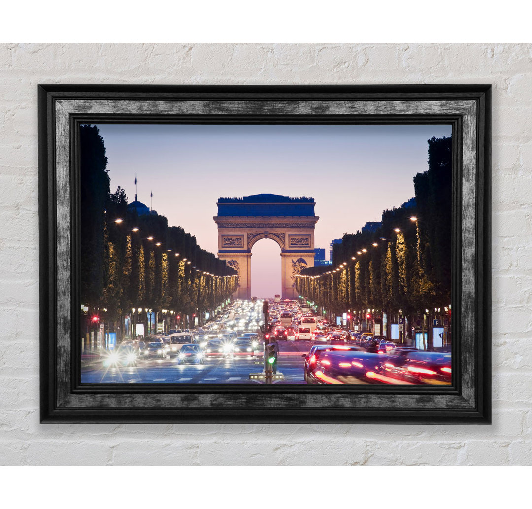 Arc De Triomphe 10 - Einzelner Bilderrahmen Kunstdrucke