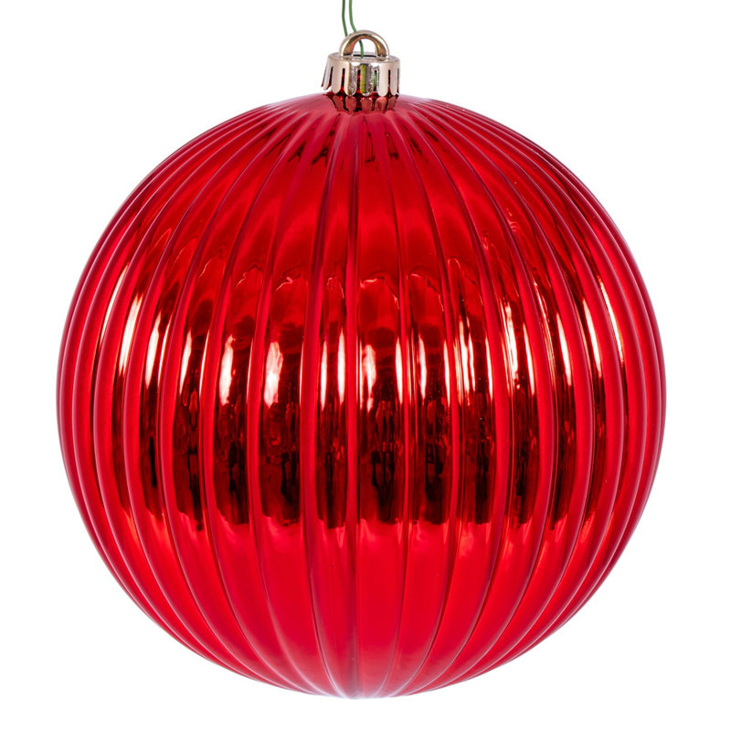 Ornement boule de Noël, Rouge