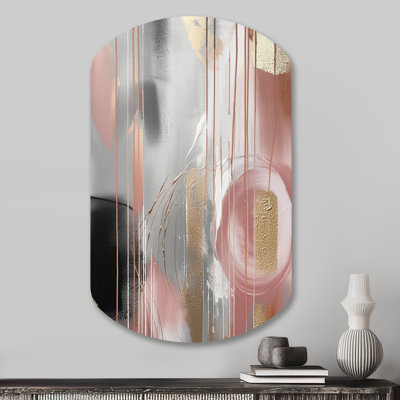 Sidak - Abstract Cylinder Shape Asymmetric Metal Wall Art