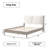 Chad Split Post Solid Wood Upholstered Bed-1760594691