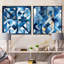 Dainan - Ensemble de 2 collages carrés à formes abstraites-101858767-101858766
