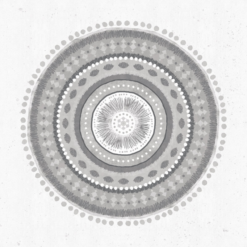 Suds Mandala by Veronique Charron - Wrapped Canvas Painting, 51cm H x 51cm W x 3.8cm D