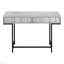 Bureau d'ordinateur, bureau personnel, ordinateur portable, tiroirs de rangement, L 48 po, travail, stratifié, métal, contemporain, moderne-1301501404-1301501394