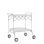 Gastone Chromo Kitchen Cart