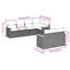 Ensemble de canapé de jardin Vidaxl beige