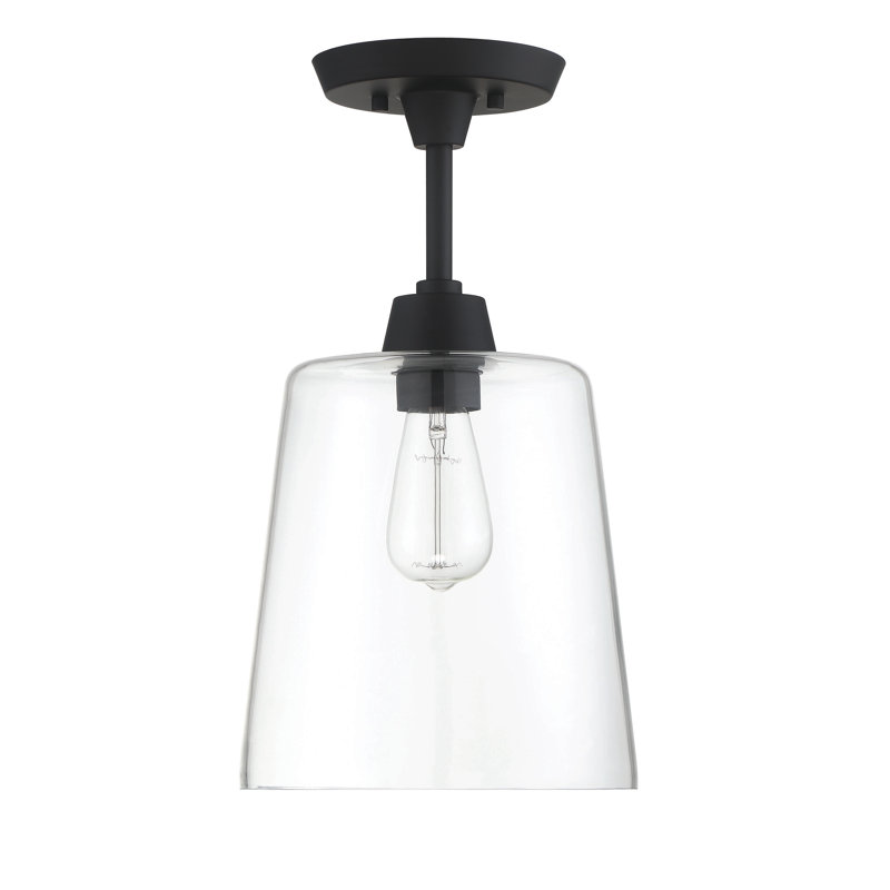 Plafonnier semi-encastré 1 lumière 10 po Rosey