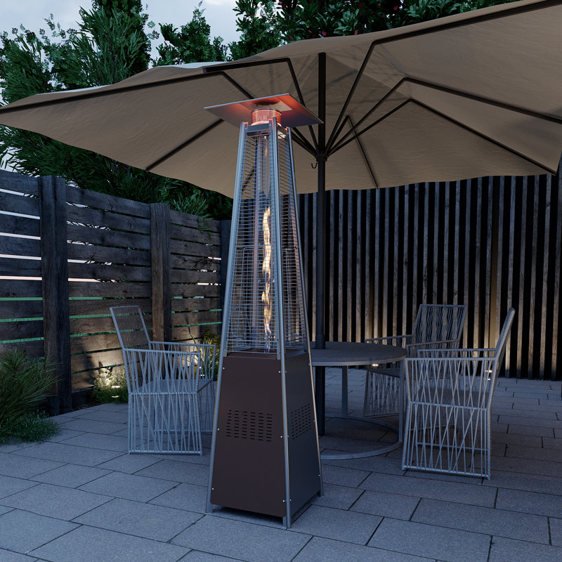 Triplett 42000 Propane Standing Patio Heater, Brown