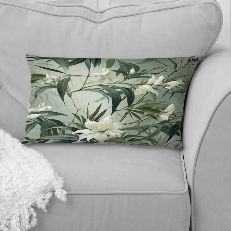 Floral Throw Pillow