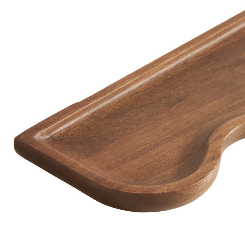 Tablettes flottantes en bois de manguier Alezar, Marron foncé