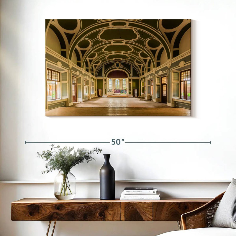Well Lit Ballroom, 26" H x 39" W