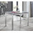 Tierra Modern Glass & Metal Extendable Dining Table Set & 6 Luxury Faux Leather Dining Chairs-175695964