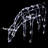 68cm Large 3D Twinkling Reindeer Christmas Lighted Display with Pre-Lit 80 LED