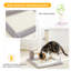 Grand poteau à griffer pour chat 17,7 pouces avec corde en sisal durable, parfait pour l'entretien des griffes et l'exercice