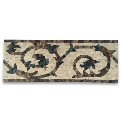 6" x 16" Marble Mosaic Sheet Wall Floor Use Tile