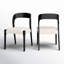 Chaise d'appoint en chêne massif 32,5 "H Hamish (ensemble de 2)-1850468345