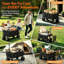 150L Festival Trolley Folding Camping Cart, Heavy Duty Beach Wagon