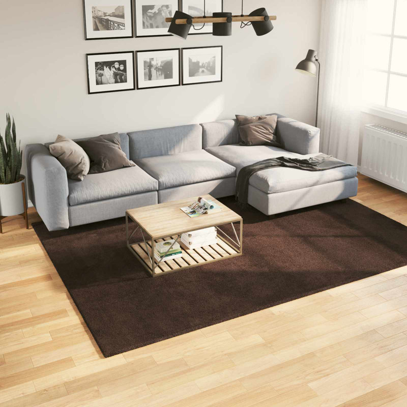 Modern Indoor Rug, Brown, Rectangle 200 x 280 cm