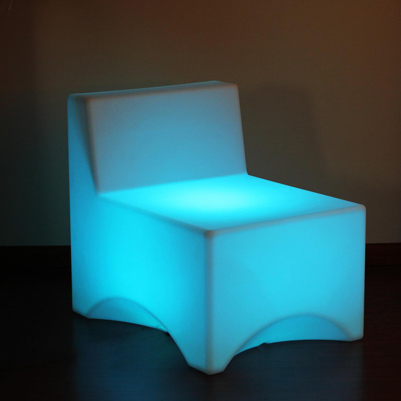 Chaises longues d'extérieur à DEL avec télécommande