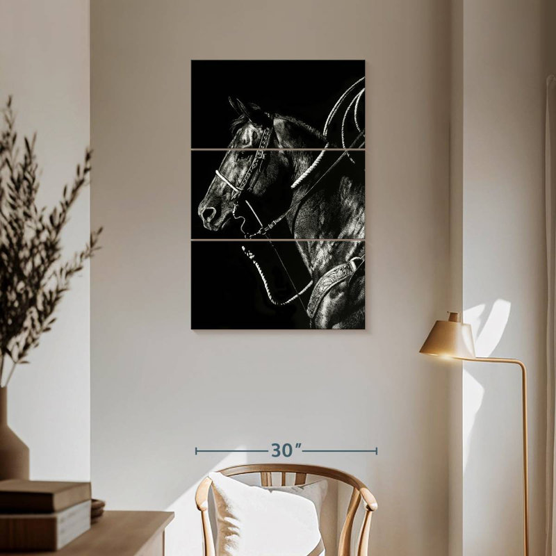 Brampt Scratchboard Rodeo V, H 57 po x l 36 po
