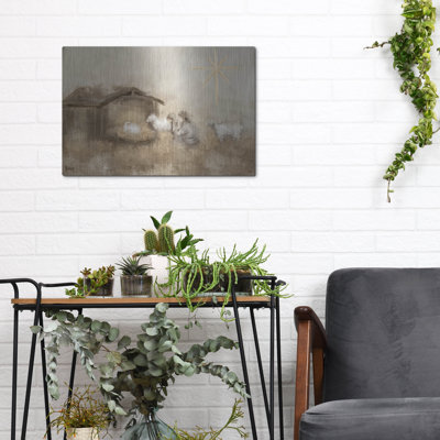 'Neutral Nativity' by Ashley Bradley Metal Wall Art
